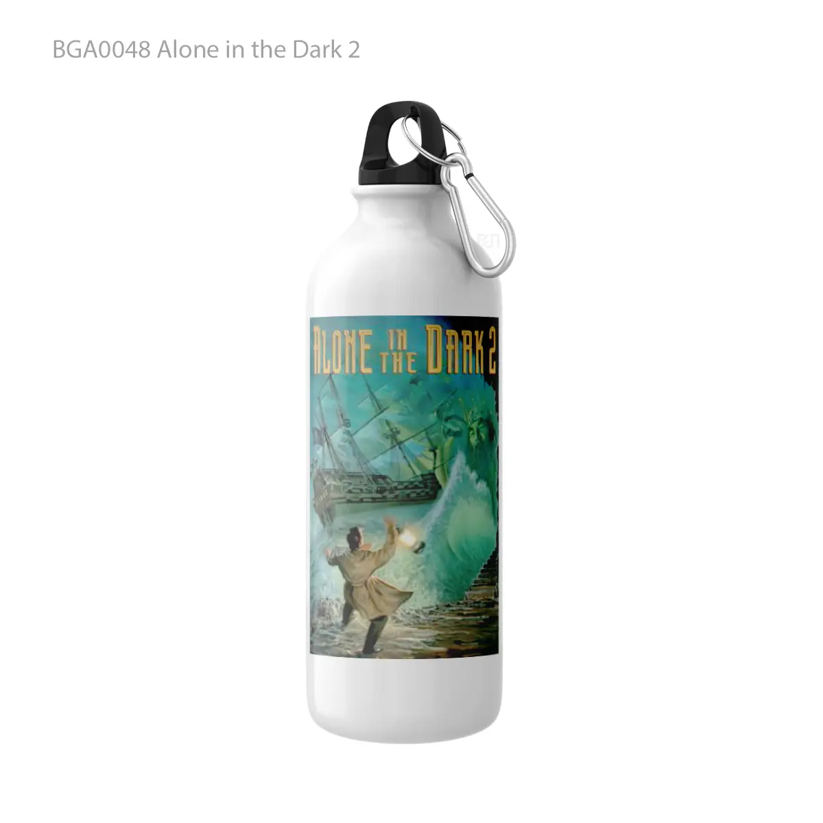Botol Alone in the Dark 2 Alat Minum Olahraga Desain Game