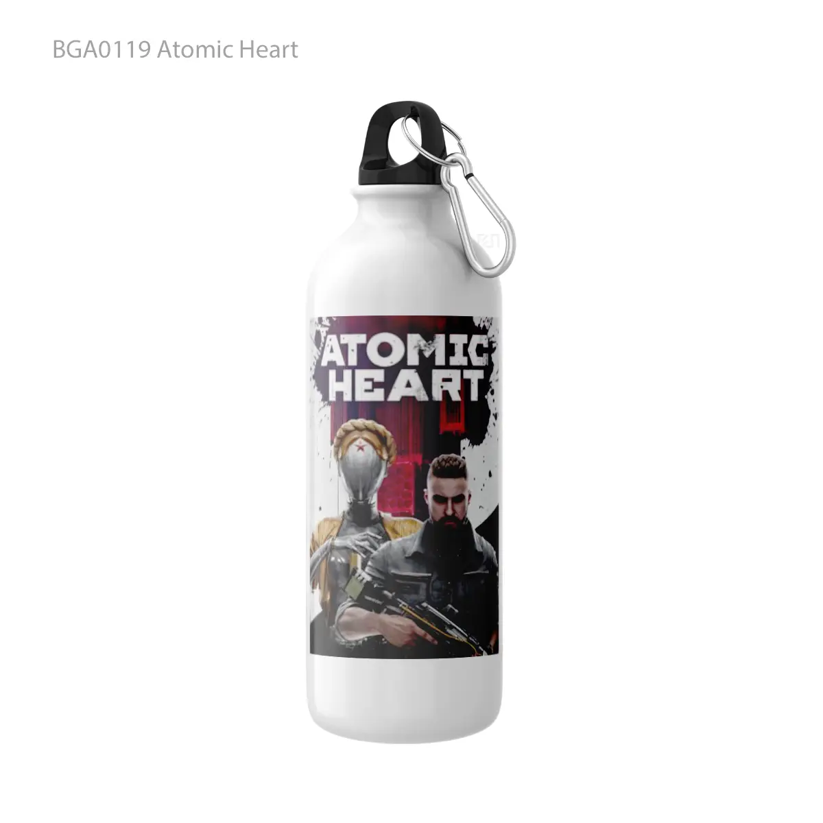 Botol Atomic Heart Alat Minum Olahraga Desain Game