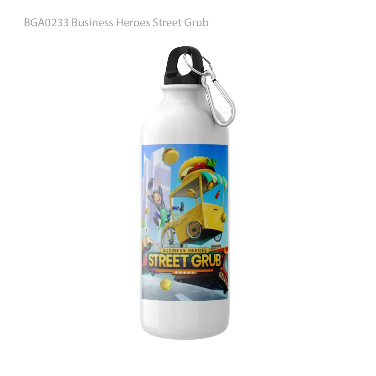 Botol Business Heroes Street Grub Alat Minum Olahraga Desain Game
