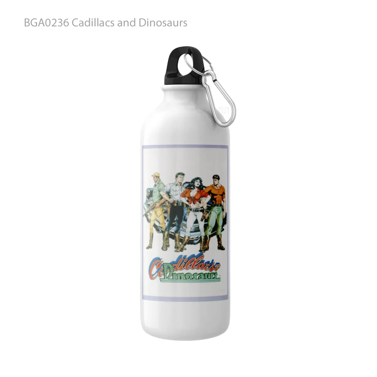 Botol Cadillacs and Dinosaurs Alat Minum Olahraga Desain Game