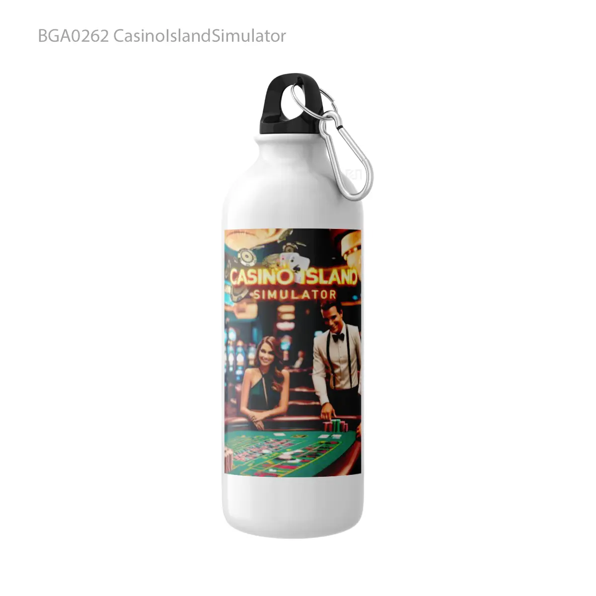 Botol CasinoIslandSimulator Alat Minum Olahraga Desain Game