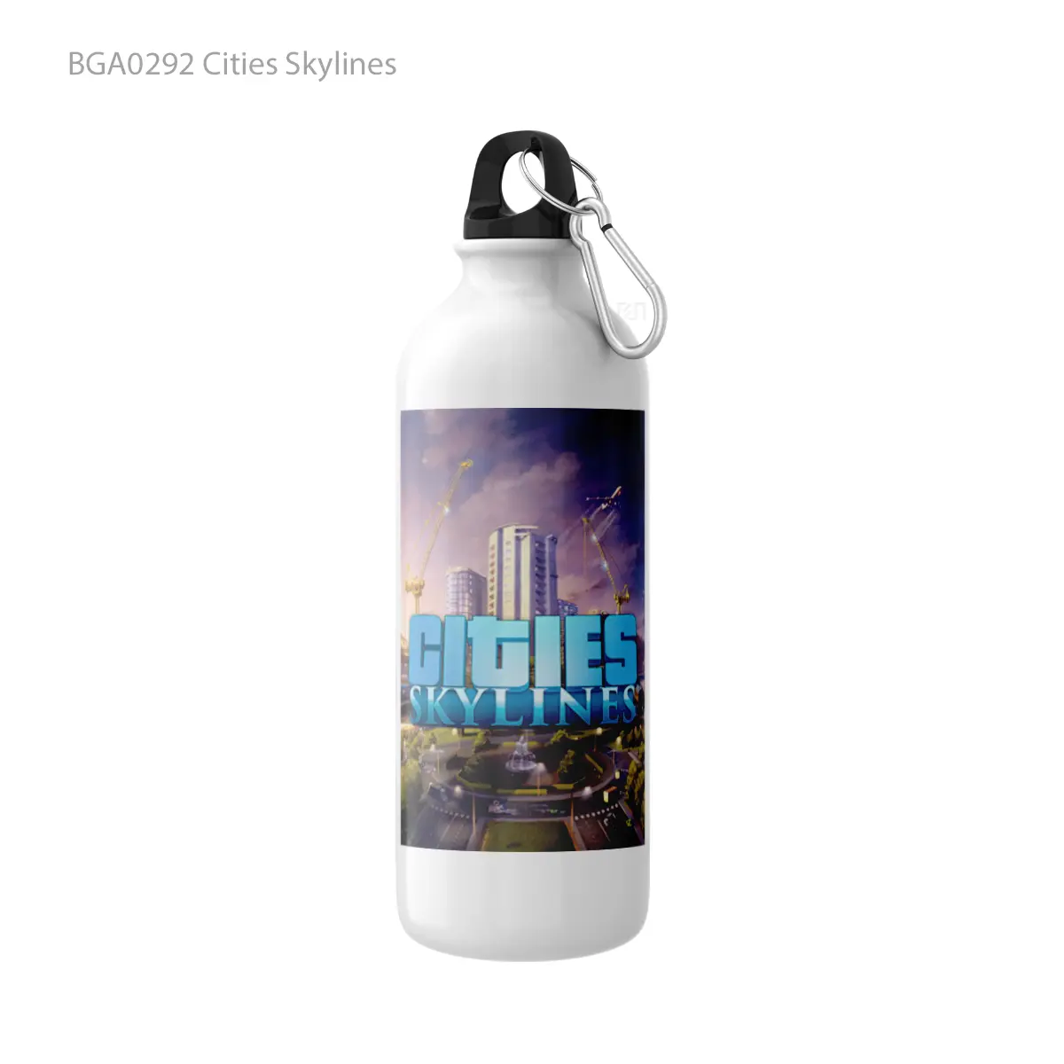 Botol Cities Skylines Alat Minum Olahraga Desain Game