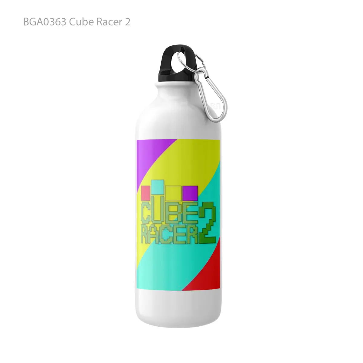 Botol Cube Racer 2 Alat Minum Olahraga Desain Game