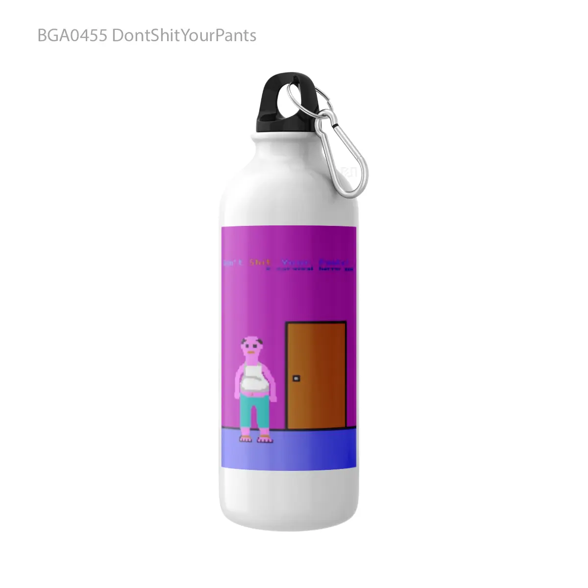 Botol DontShitYourPants Alat Minum Olahraga Desain Game