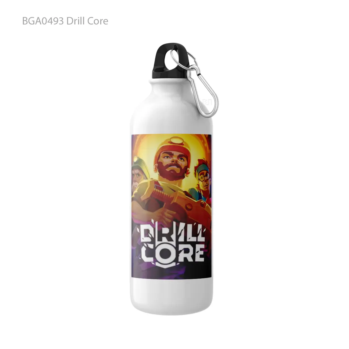 Botol Drill Core Alat Minum Olahraga Desain Game