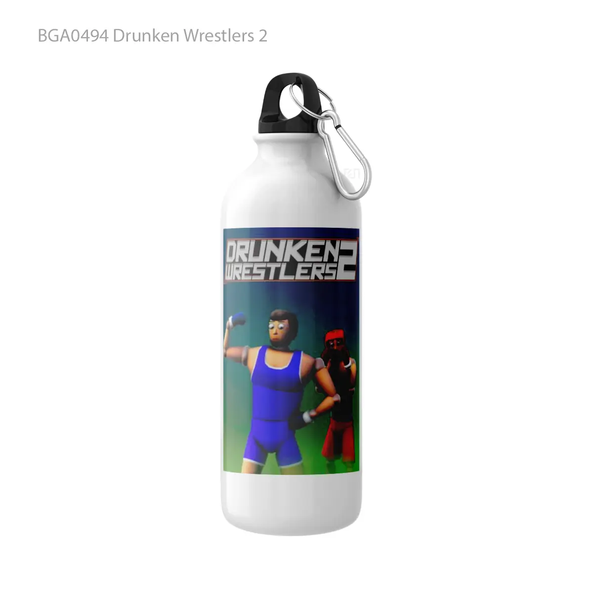 Botol Drunken Wrestlers 2 Alat Minum Olahraga Desain Game