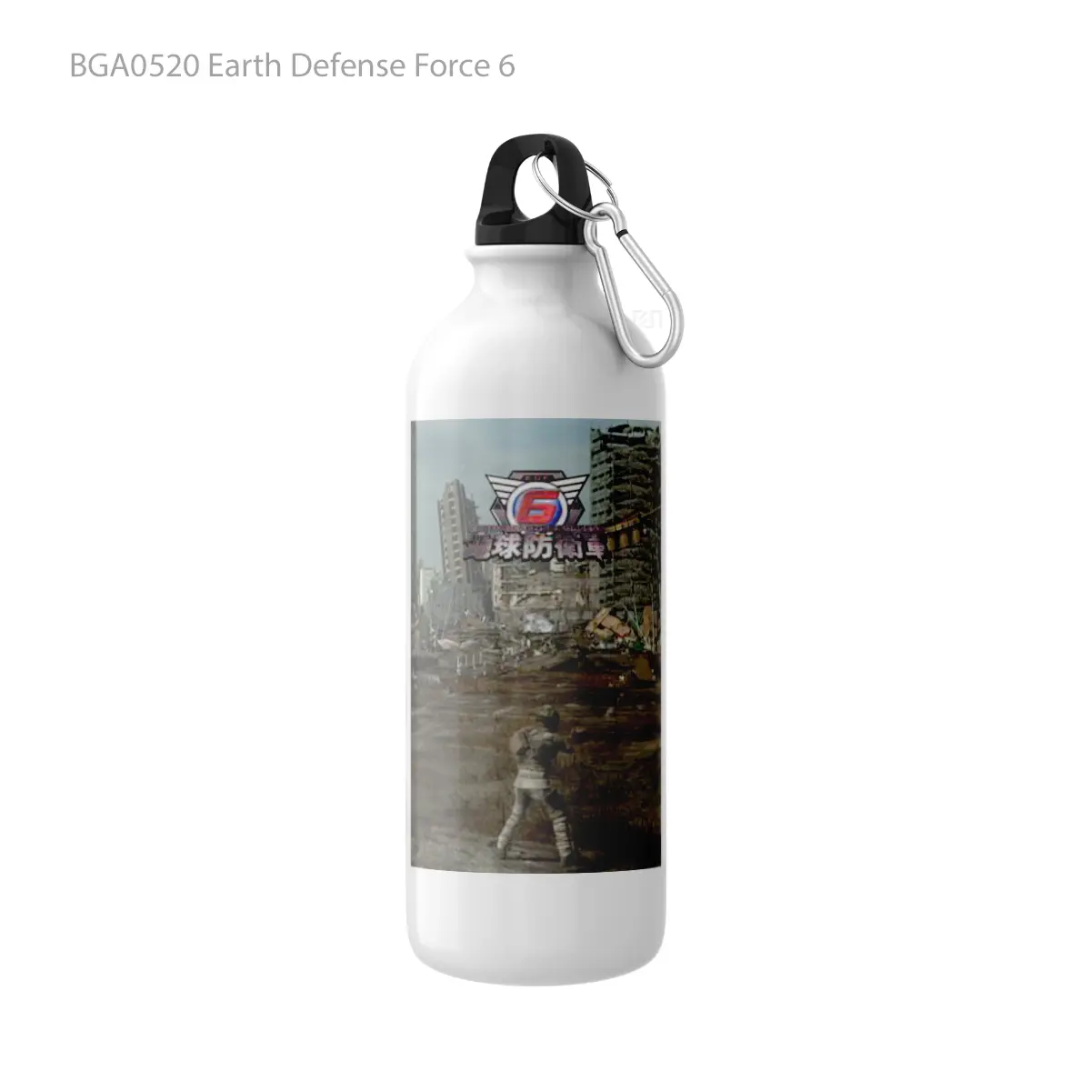 Botol Earth Defense Force 6 Alat Minum Olahraga Desain Game