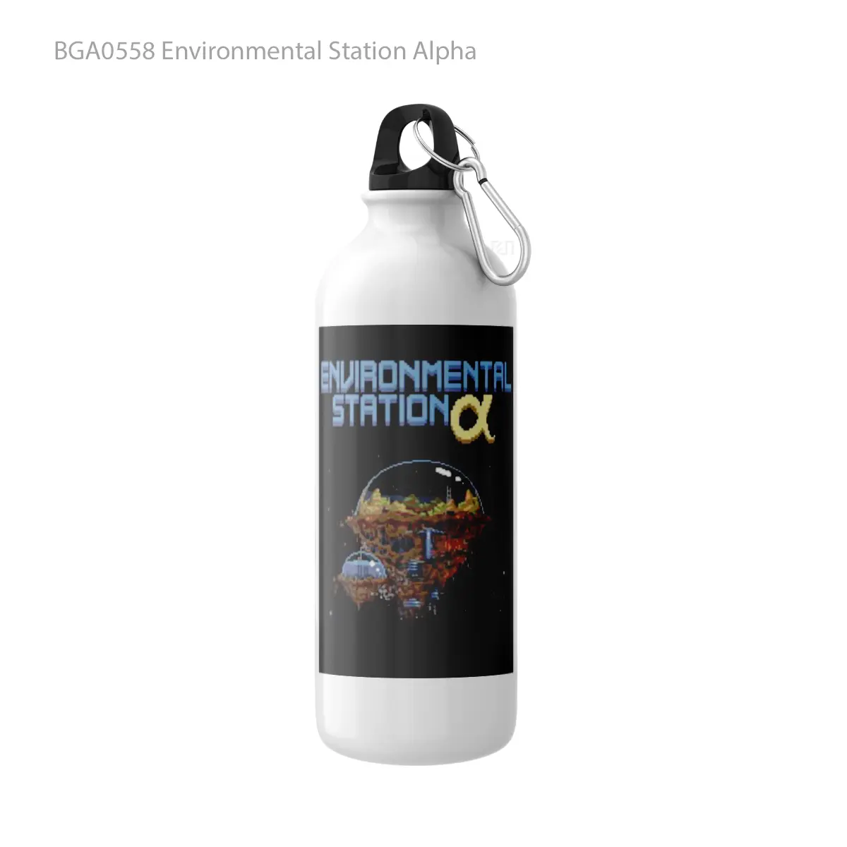 Botol Environmental Station Alpha Alat Minum Olahraga Desain Game
