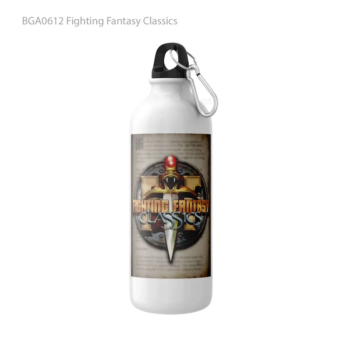 Botol Fighting Fantasy Classics Alat Minum Olahraga Desain Game