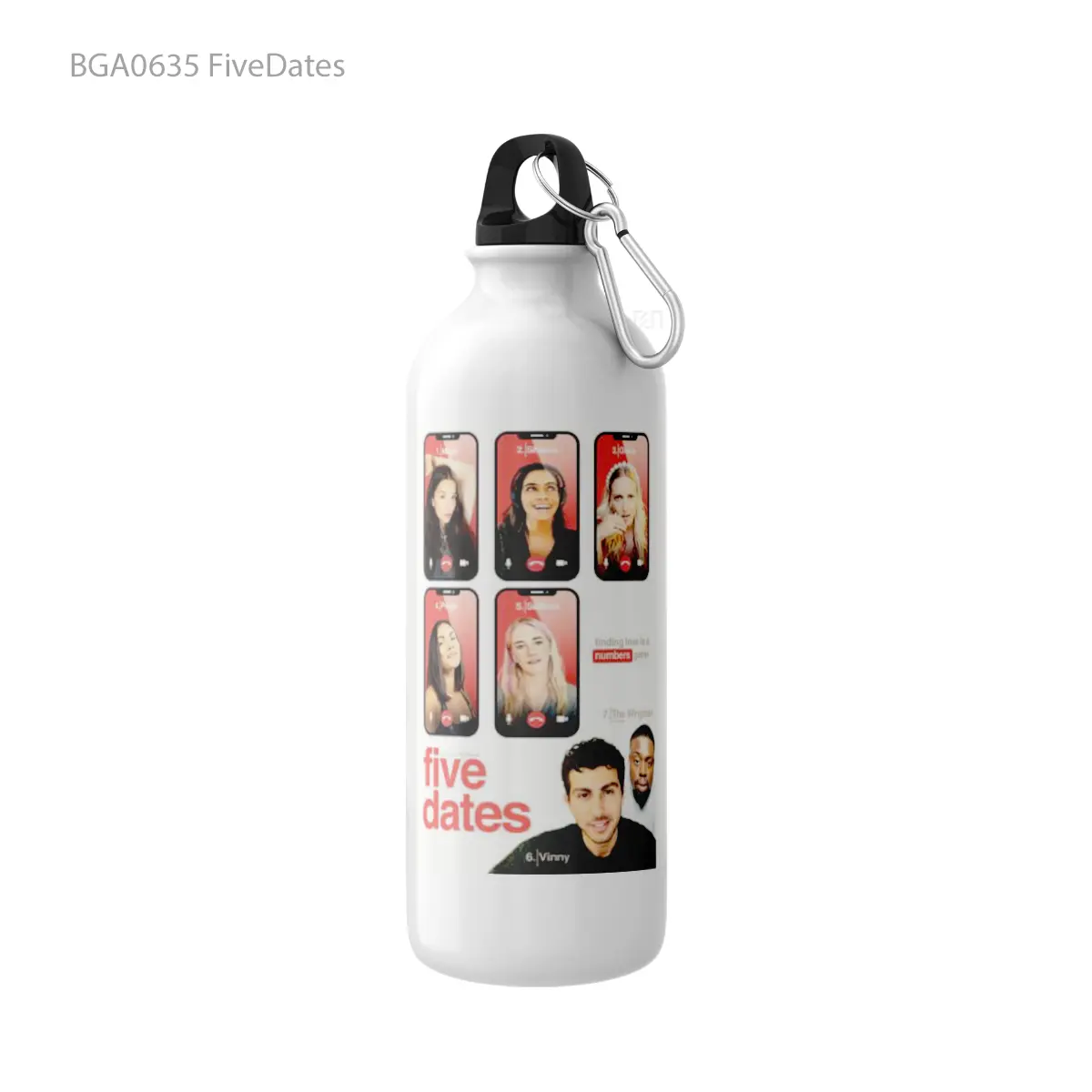 Botol FiveDates Alat Minum Olahraga Desain Game