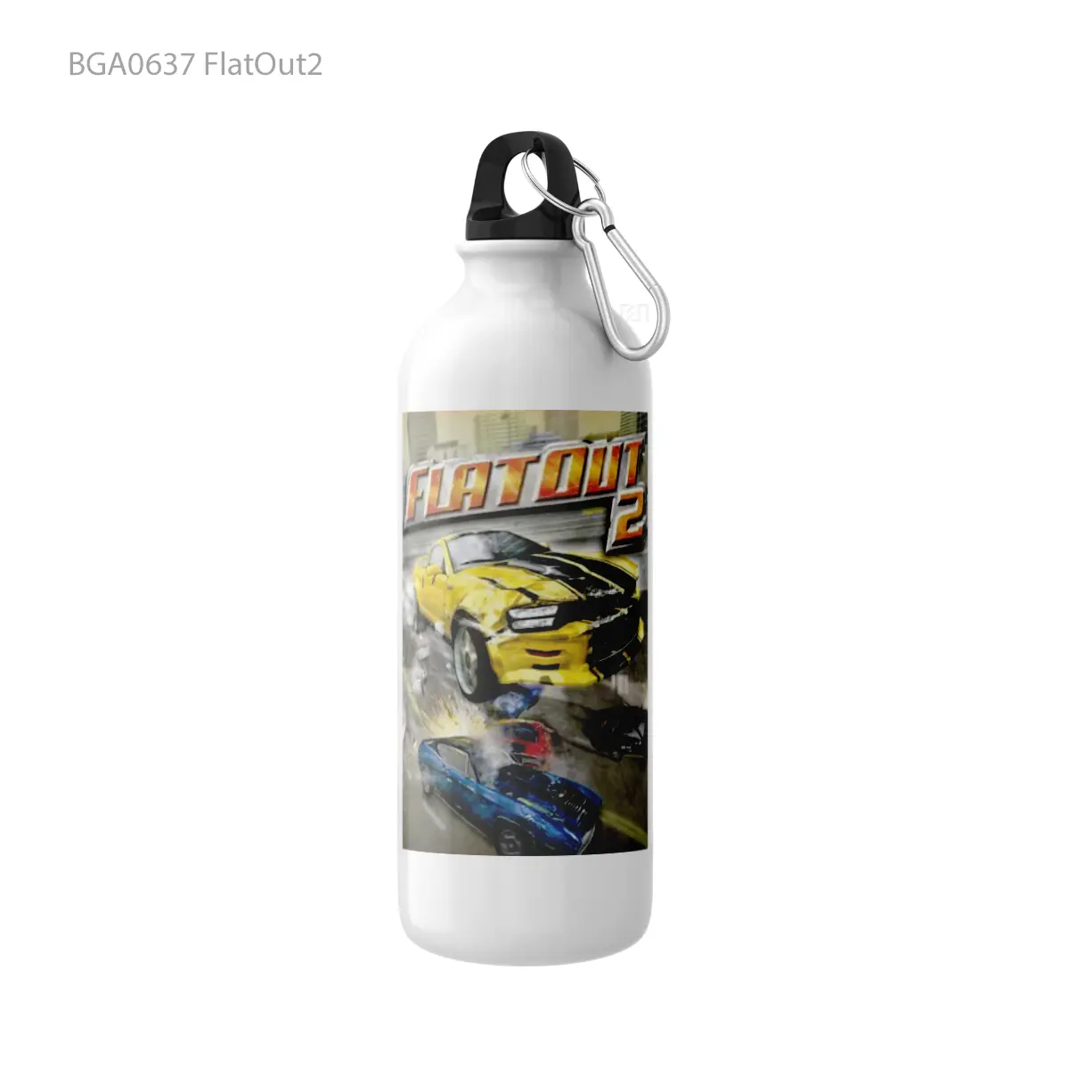 Botol FlatOut2 Alat Minum Olahraga Desain Game