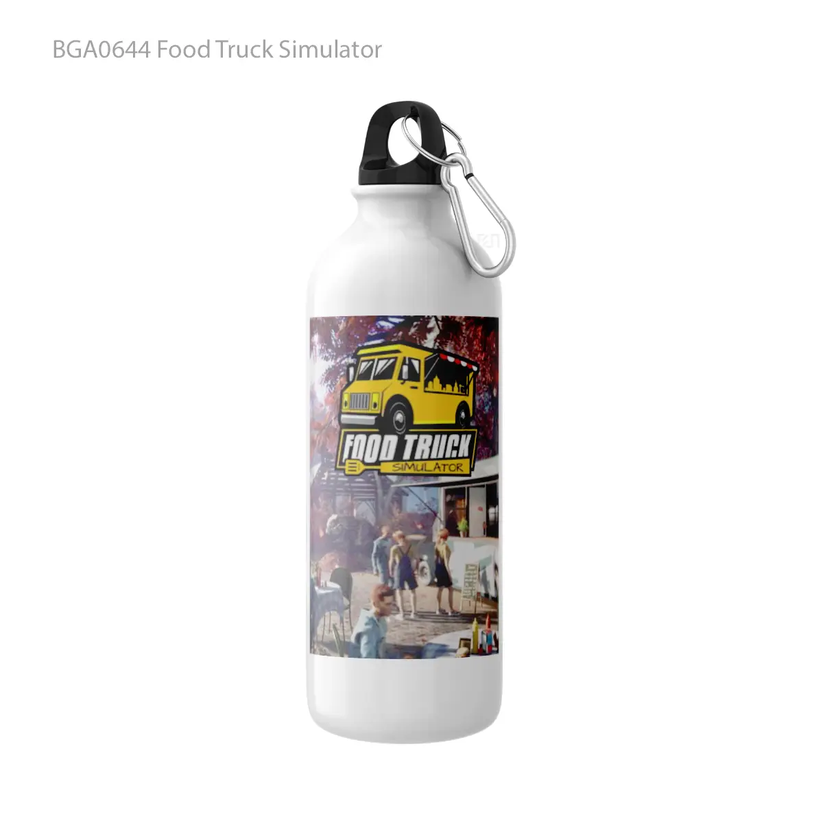 Botol Food Truck Simulator Alat Minum Olahraga Desain Game