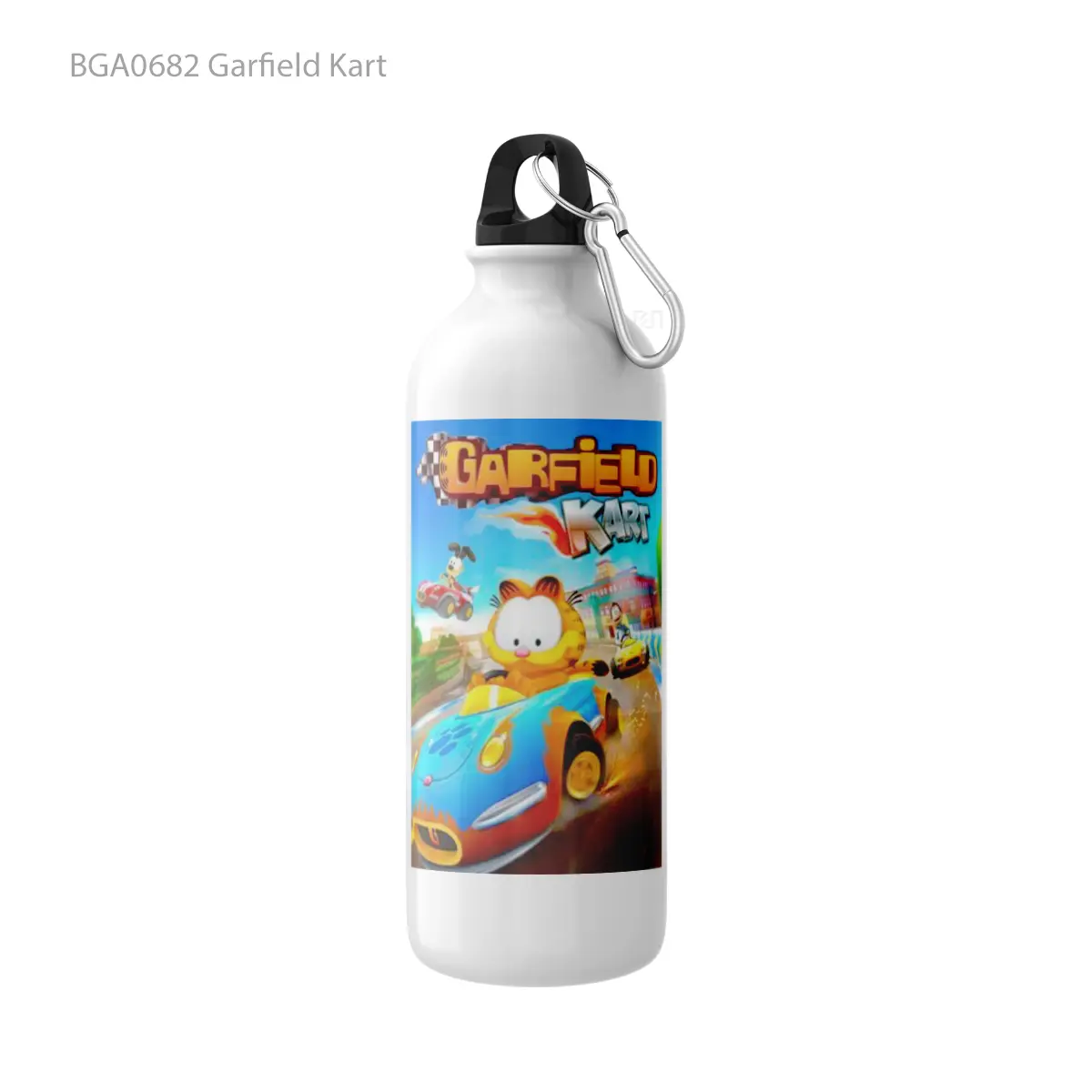 Botol Garfield Kart Alat Minum Olahraga Desain Game
