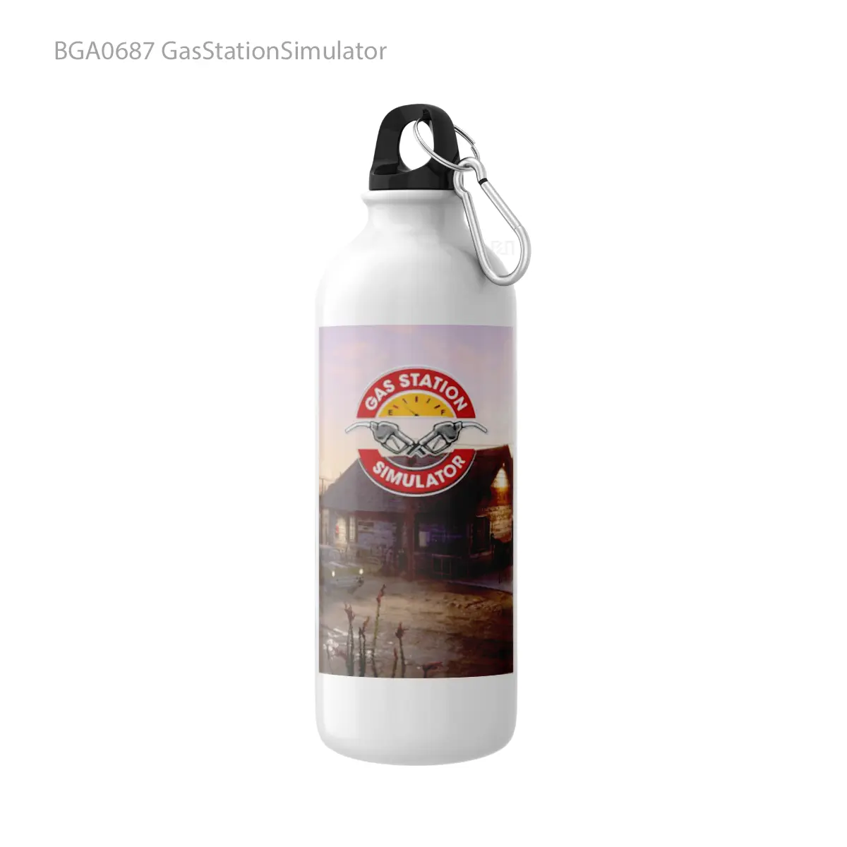 Botol GasStationSimulator Alat Minum Olahraga Desain Game