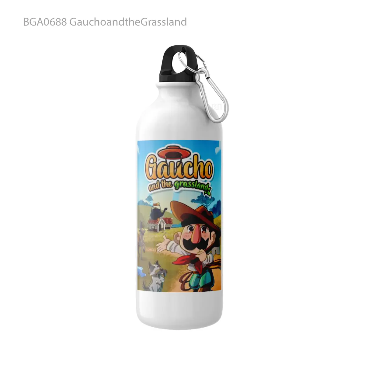 Botol GauchoandtheGrassland Alat Minum Olahraga Desain Game