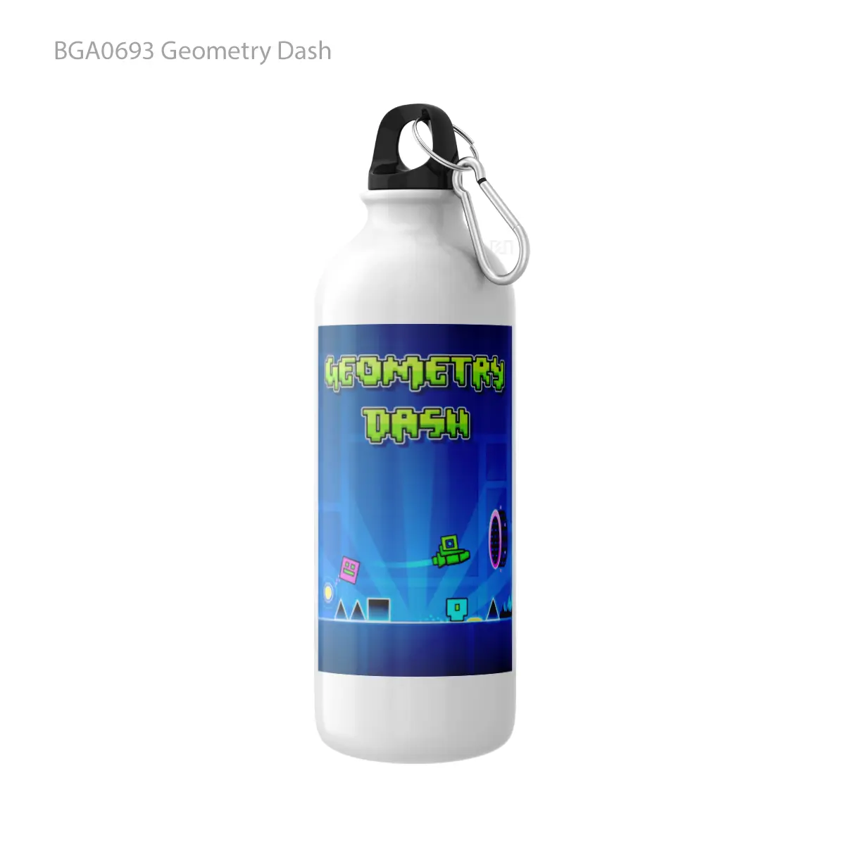 Botol Geometry Dash Alat Minum Olahraga Desain Game