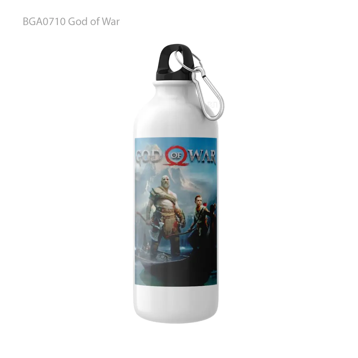 Botol God of War Alat Minum Olahraga Desain Game