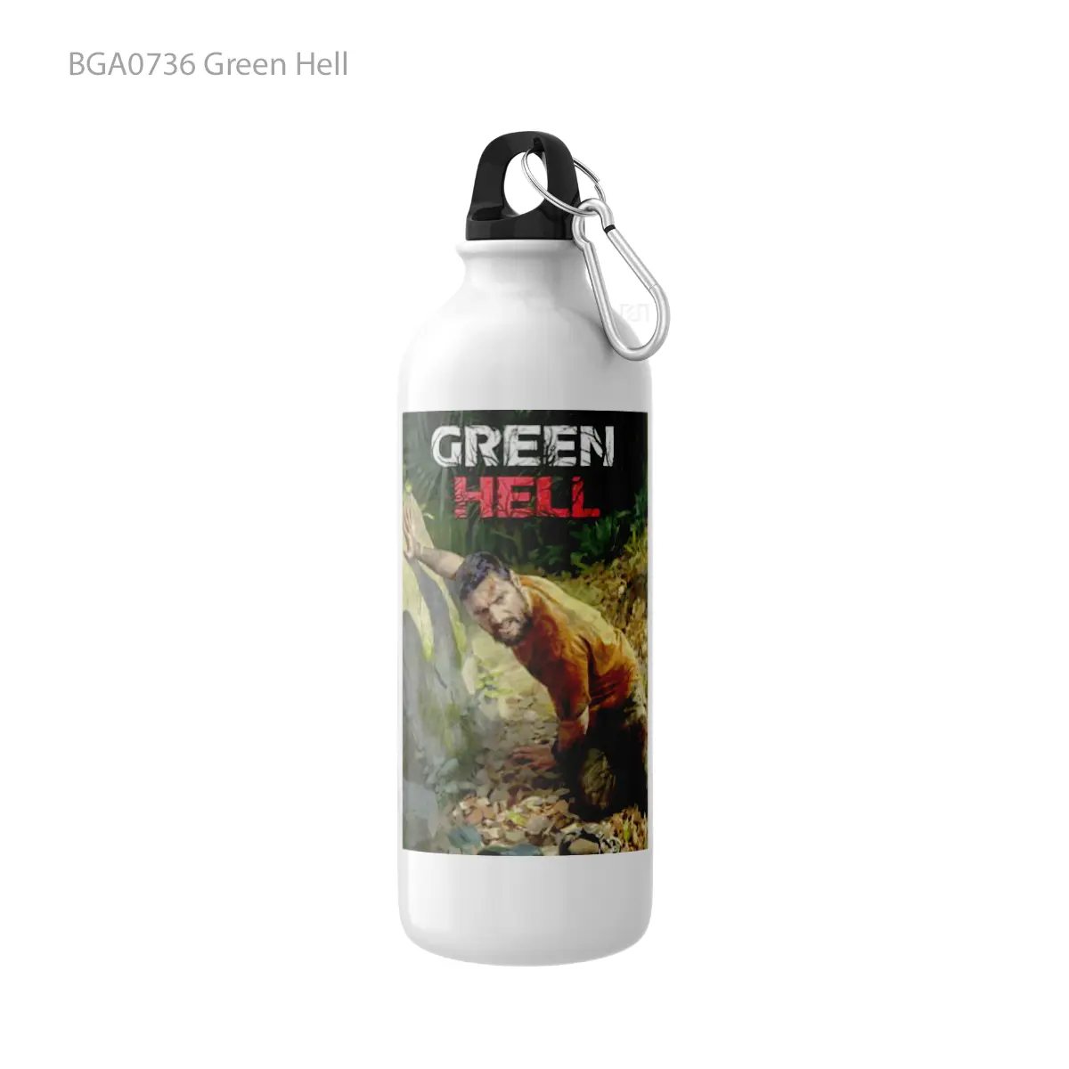 Botol Green Hell Alat Minum Olahraga Desain Game