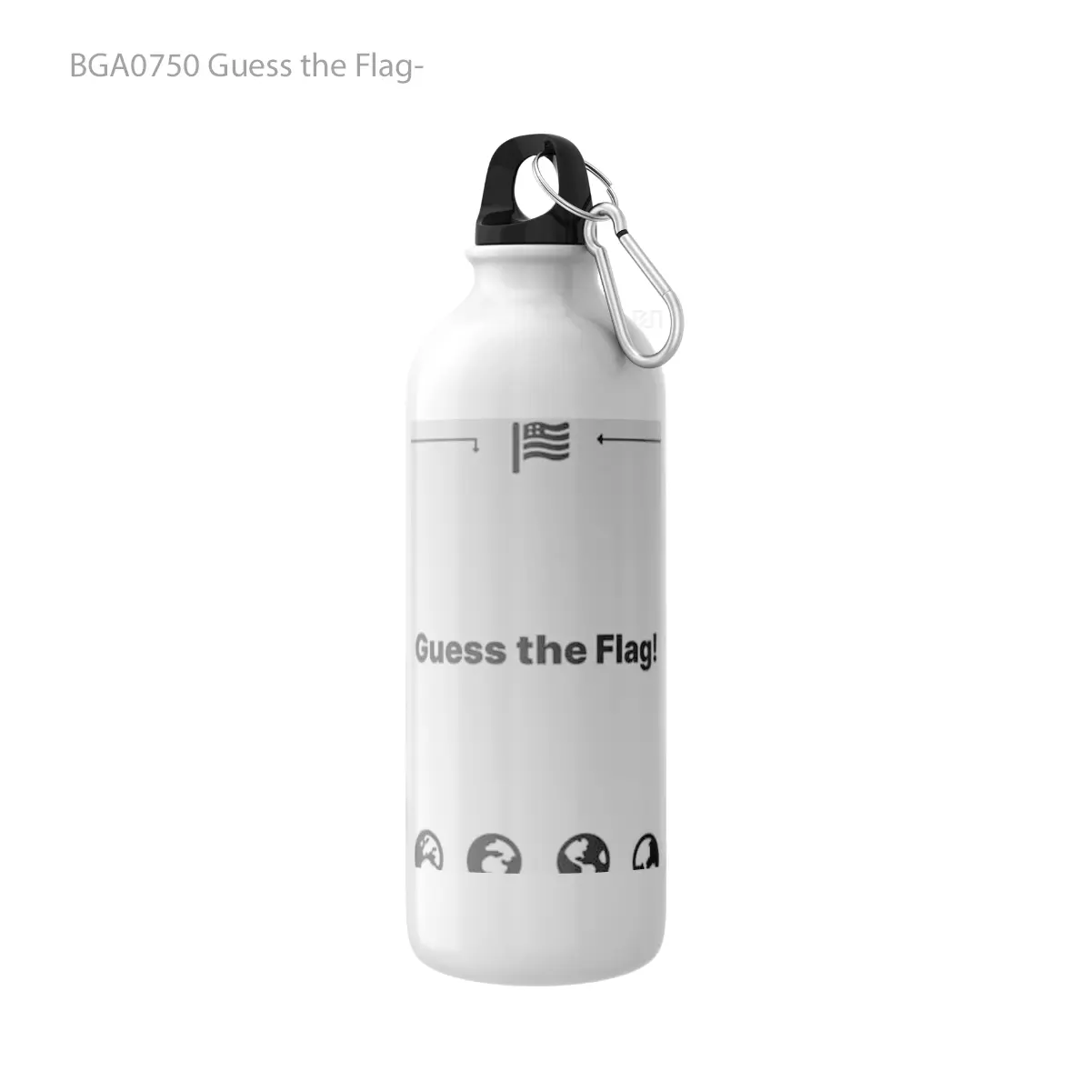 Botol Guess the Flag Alat Minum Olahraga Desain Game