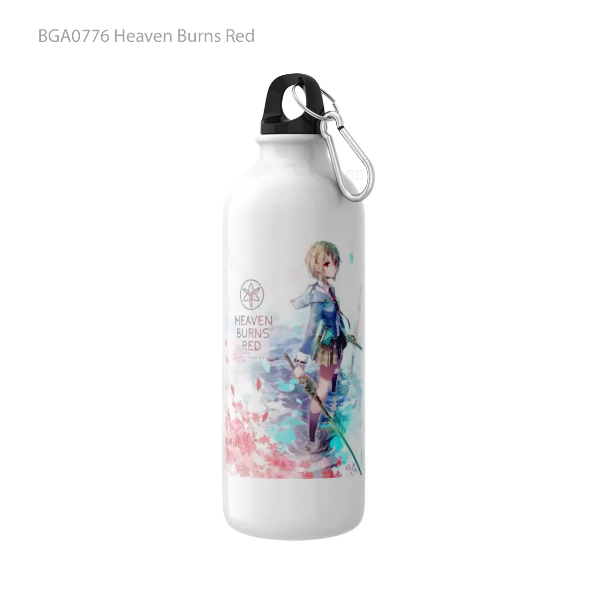 Botol Heaven Burns Red Alat Minum Olahraga Desain Game
