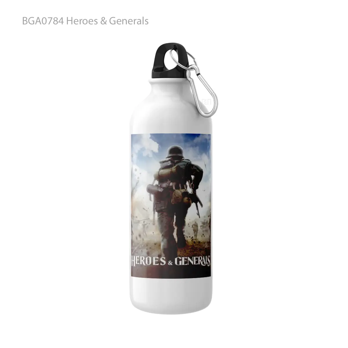 Botol Heroes & Generals Alat Minum Olahraga Desain Game