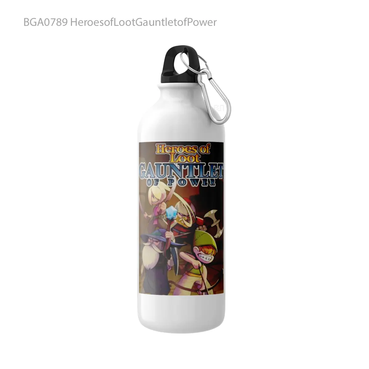 Botol HeroesofLootGauntletofPower Alat Minum Olahraga Desain Game