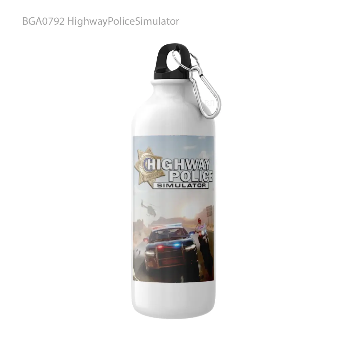 Botol HighwayPoliceSimulator Alat Minum Olahraga Desain Game