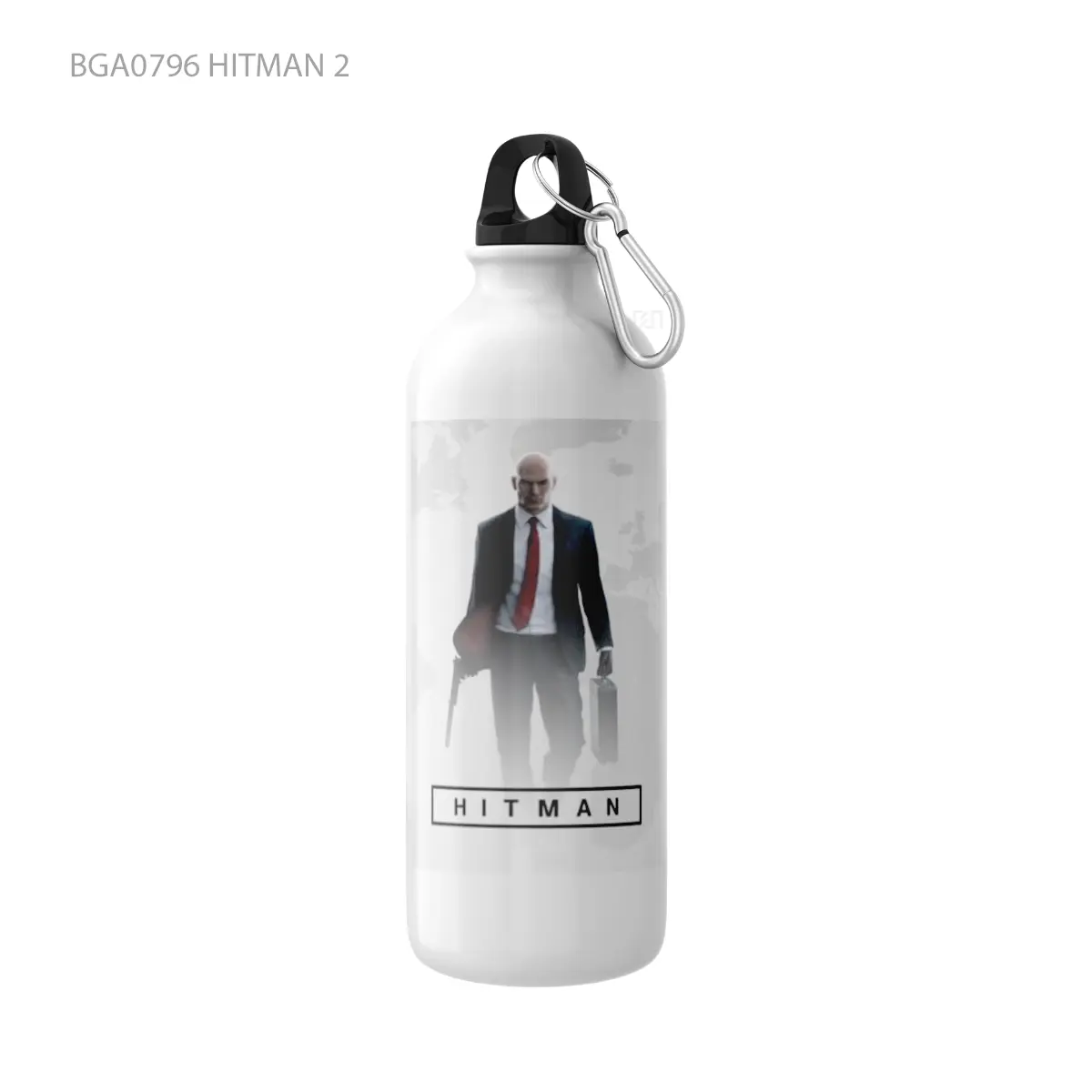 Botol HITMAN 2 Alat Minum Olahraga Desain Game