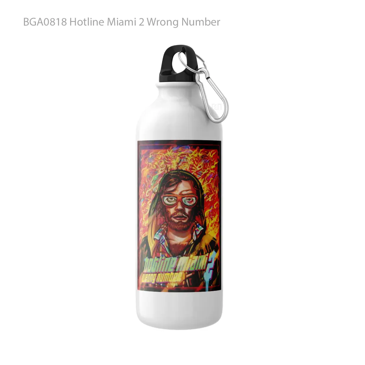 Botol Hotline Miami 2 Wrong Number Alat Minum Olahraga Desain Game