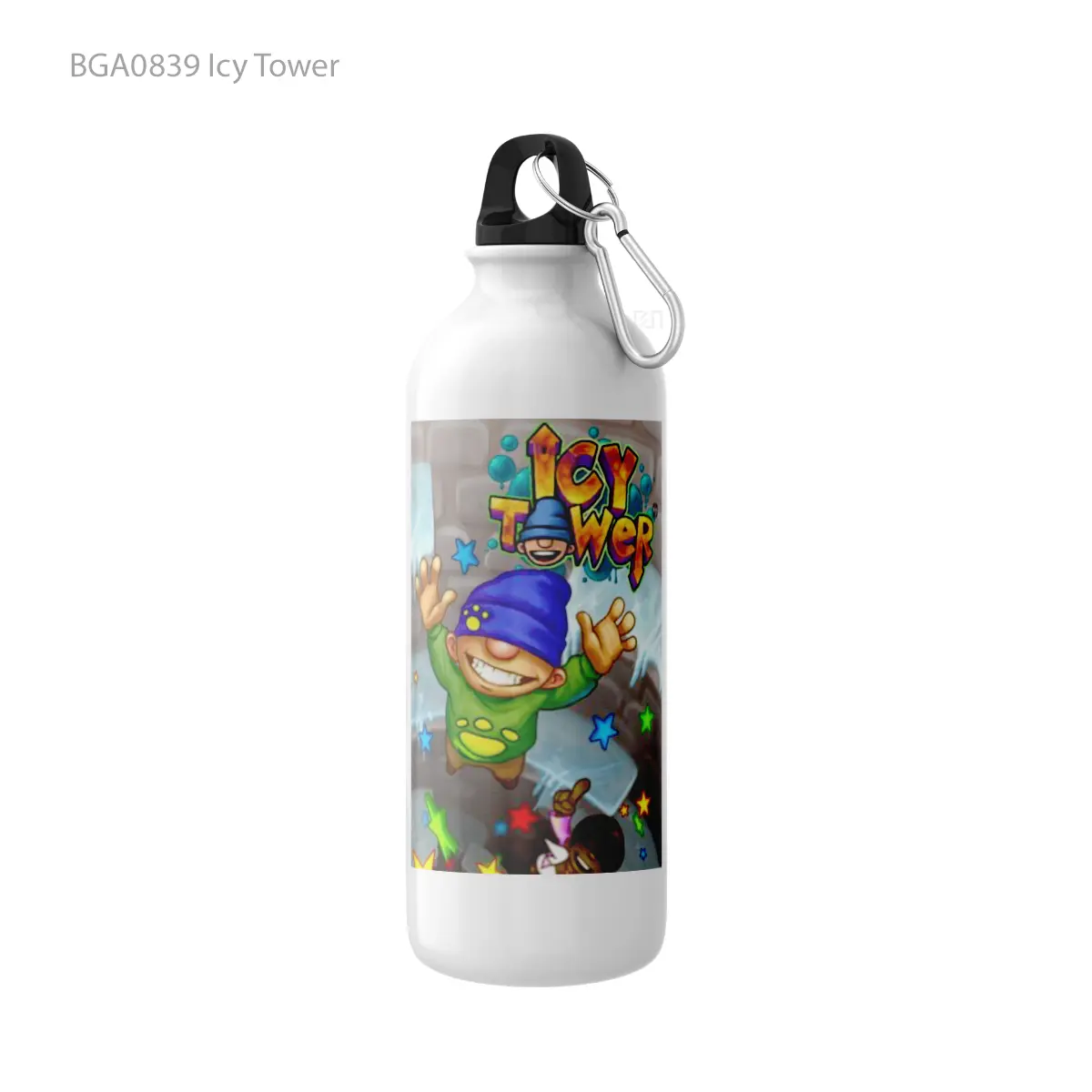 Botol Icy Tower Alat Minum Olahraga Desain Game