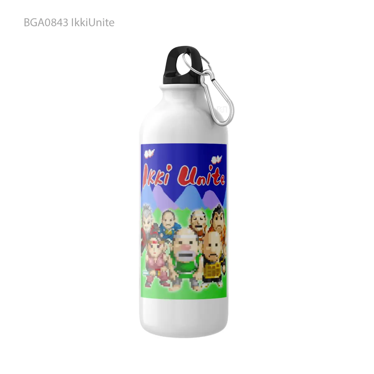 Botol IkkiUnite Alat Minum Olahraga Desain Game