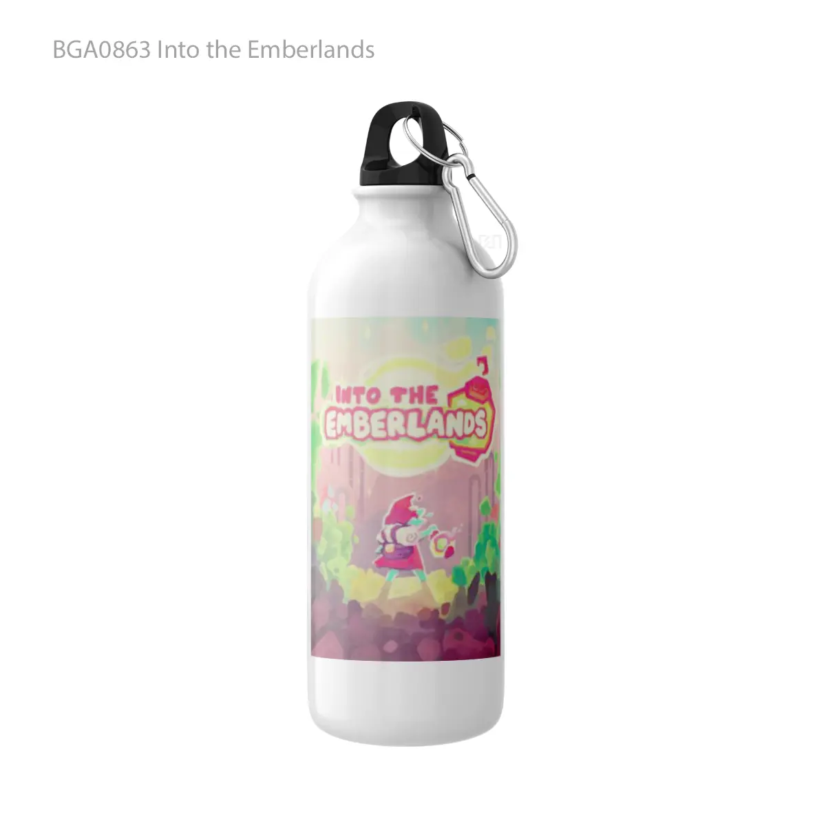 Botol Into the Emberlands Alat Minum Olahraga Desain Game