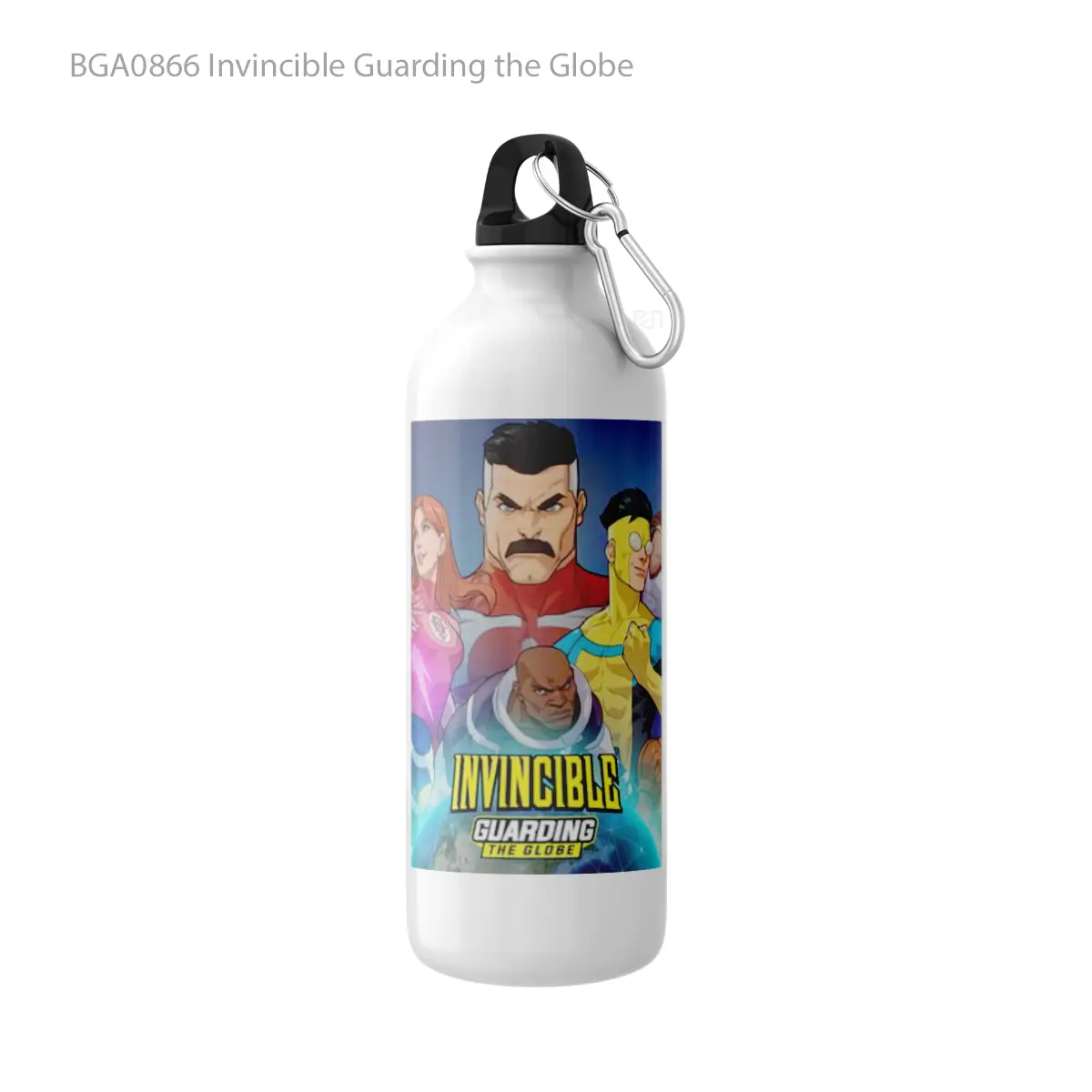 Botol Invincible Guarding the Globe Alat Minum Olahraga Desain Game