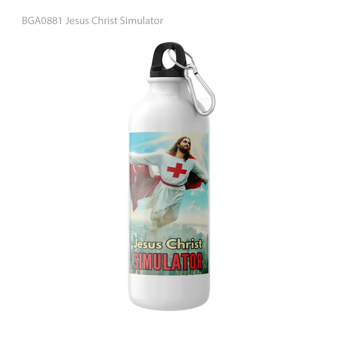 Botol Jesus Christ Simulator Alat Minum Olahraga Desain Game