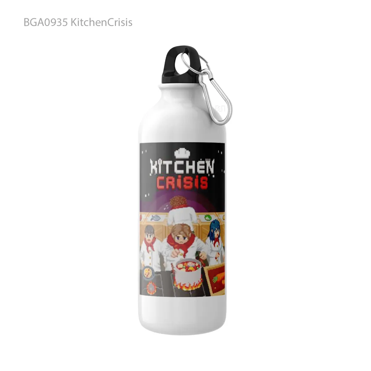 Botol KitchenCrisis Alat Minum Olahraga Desain Game