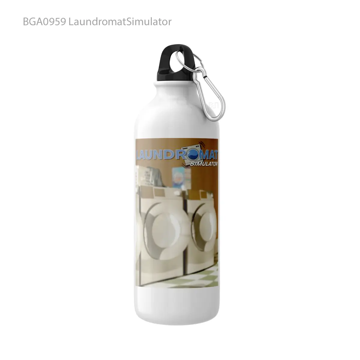 Botol LaundromatSimulator Alat Minum Olahraga Desain Game