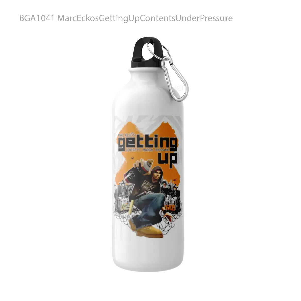 Botol MarcEckosGettingUpContentsUnderPressure Alat Minum Olahraga Desain Game