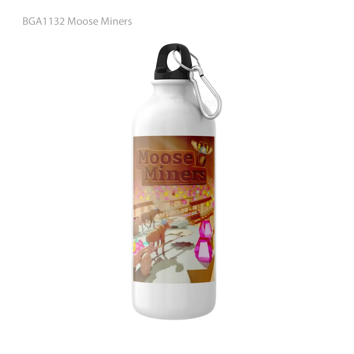 Botol Moose Miners Alat Minum Olahraga Desain Game