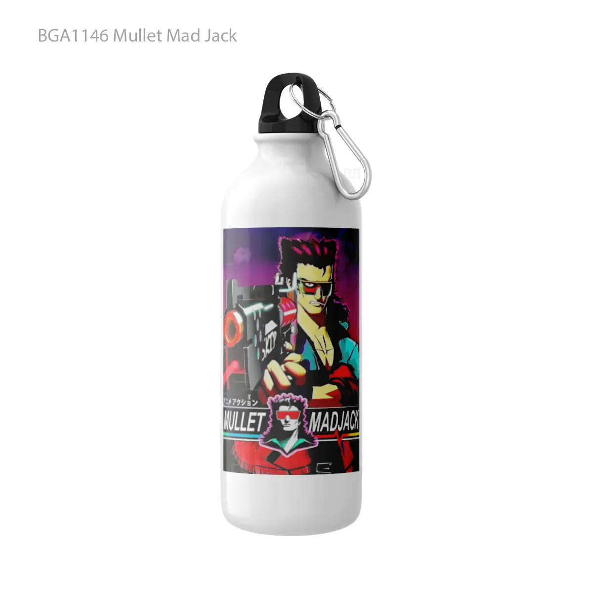 Botol Mullet Mad Jack Alat Minum Olahraga Desain Game