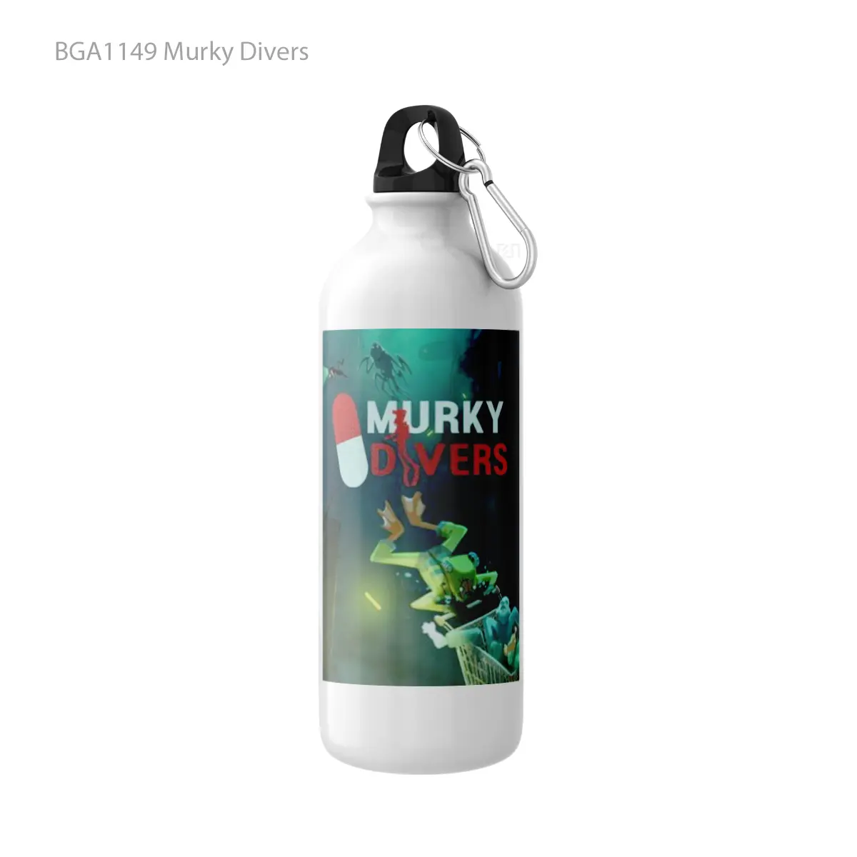 Botol Murky Divers Alat Minum Olahraga Desain Game
