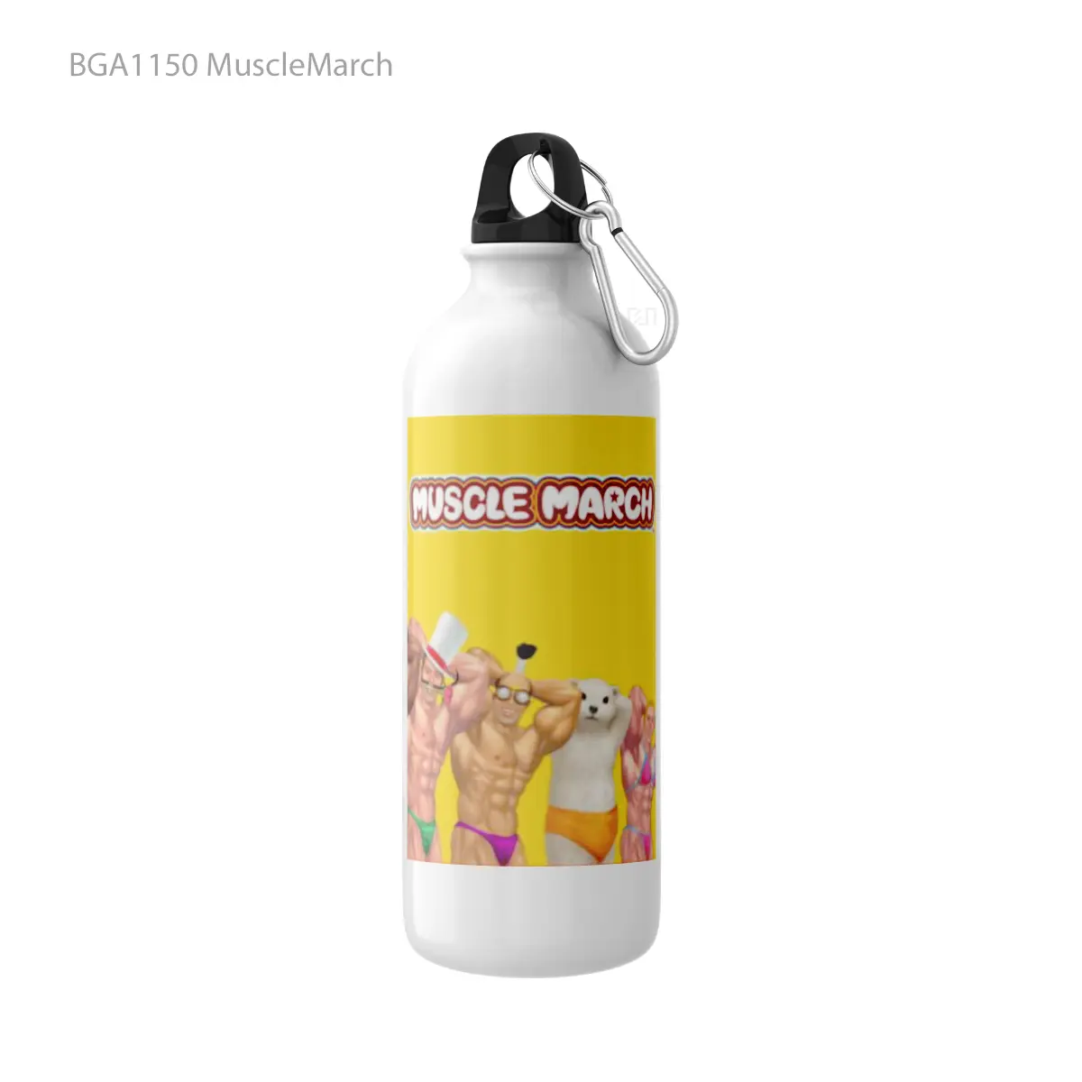 Botol MuscleMarch Alat Minum Olahraga Desain Game