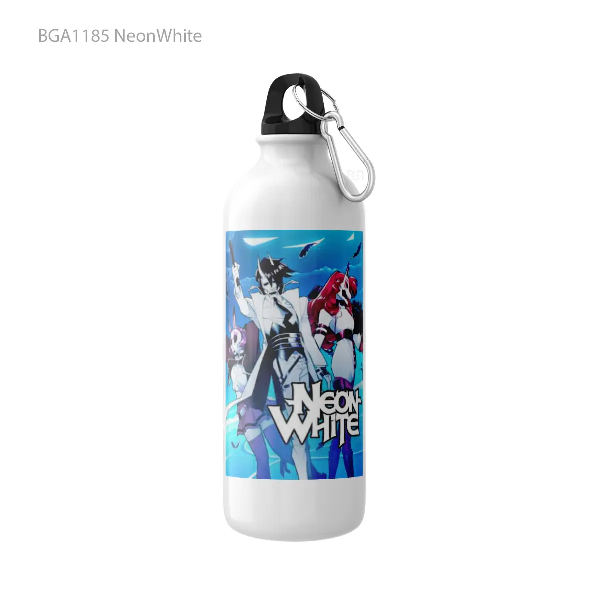 Botol NeonWhite Alat Minum Olahraga Desain Game