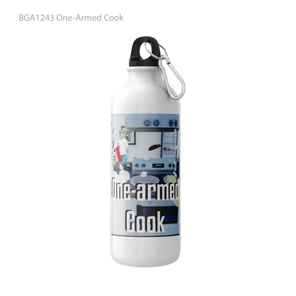 Botol OneArmed Cook Alat Minum Olahraga Desain Game