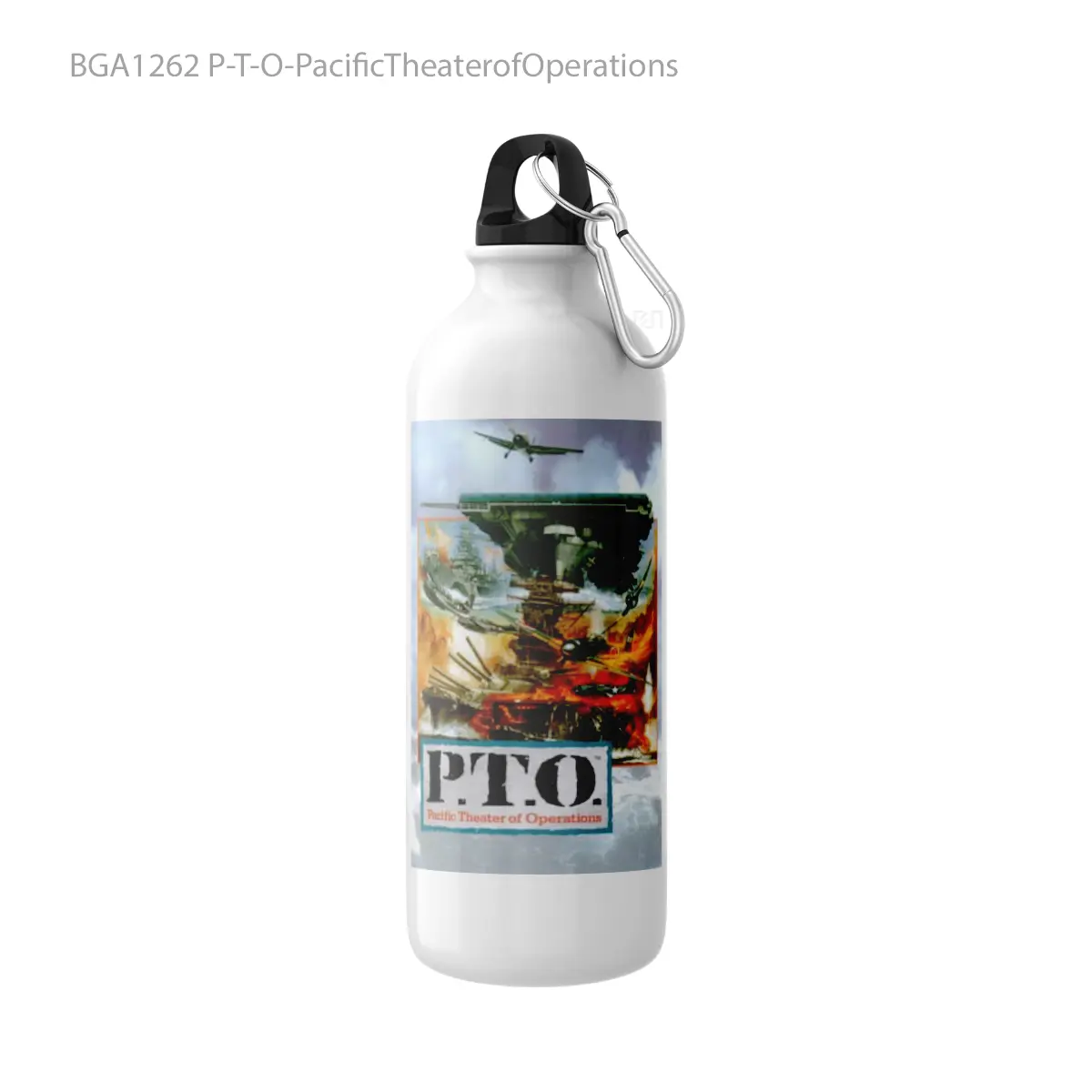 Botol PTOPacificTheaterofOperations Alat Minum Olahraga Desain Game