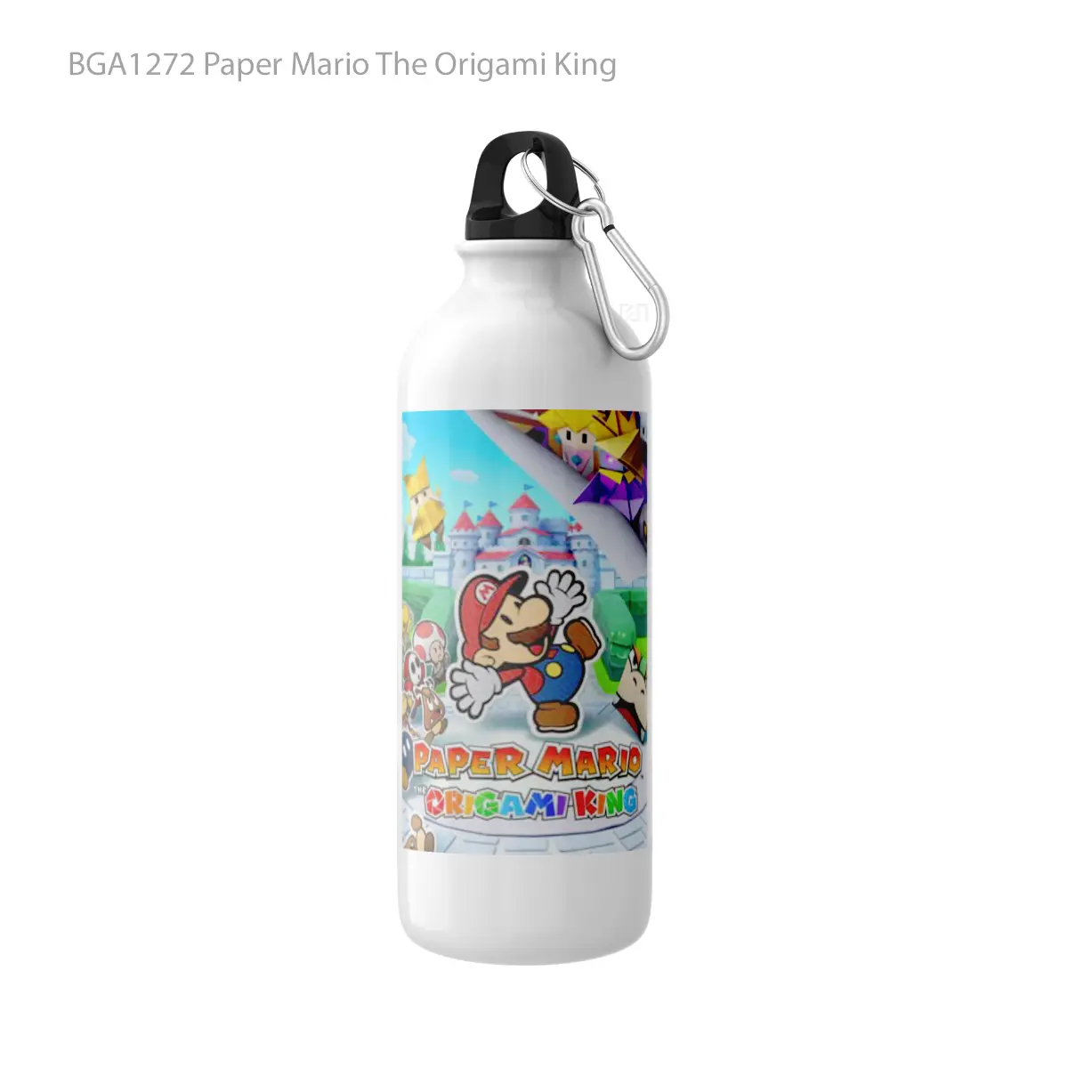 Botol Paper Mario The Origami King Alat Minum Olahraga Desain Game