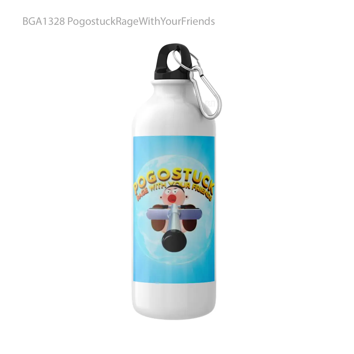 Botol PogostuckRageWithYourFriends Alat Minum Olahraga Desain Game