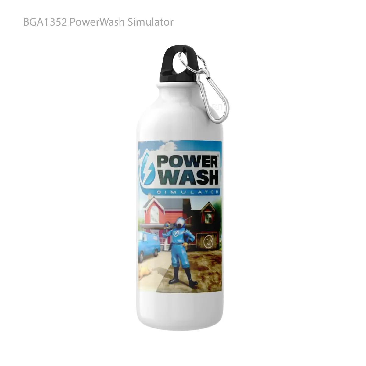 Botol PowerWash Simulator Alat Minum Olahraga Desain Game
