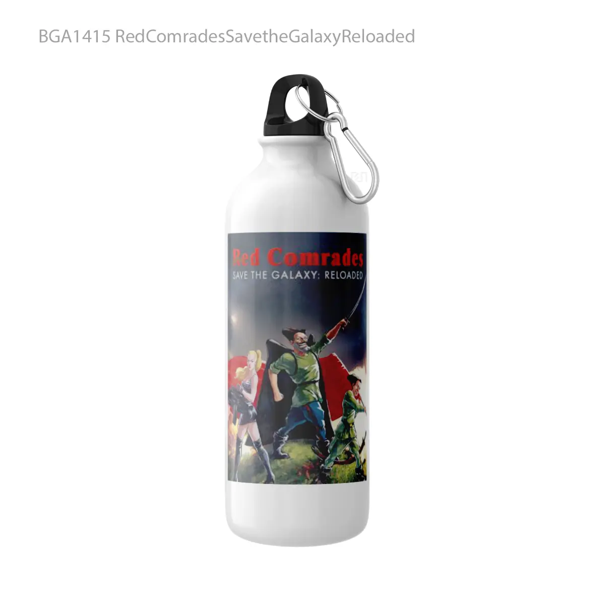 Botol RedComradesSavetheGalaxyReloaded Alat Minum Olahraga Desain Game