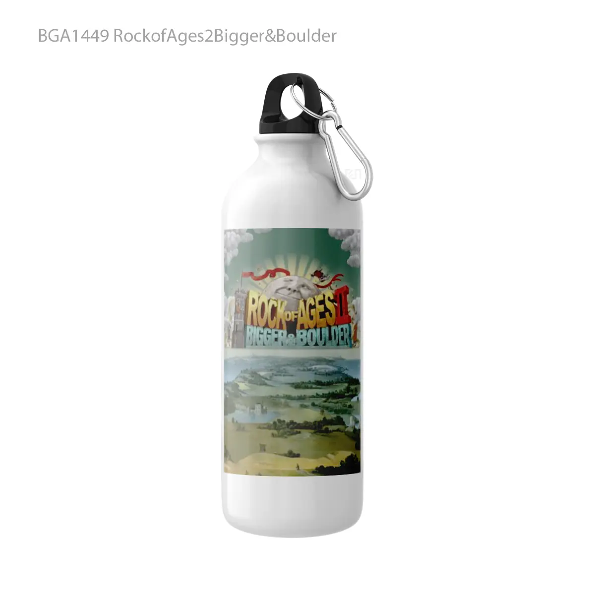 Botol RockofAges2Bigger&Boulder Alat Minum Olahraga Desain Game