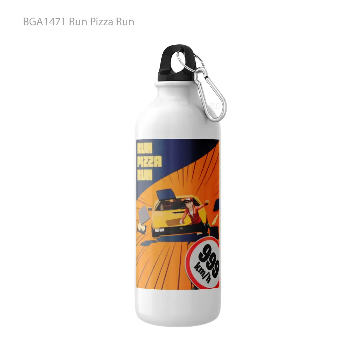 Botol Run Pizza Run Alat Minum Olahraga Desain Game